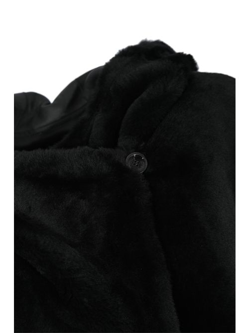 Piumino lungo in pelliccia e nylon Herno | PL000150D 181449300